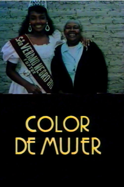 Movie poster for Color de mujer (1990)
