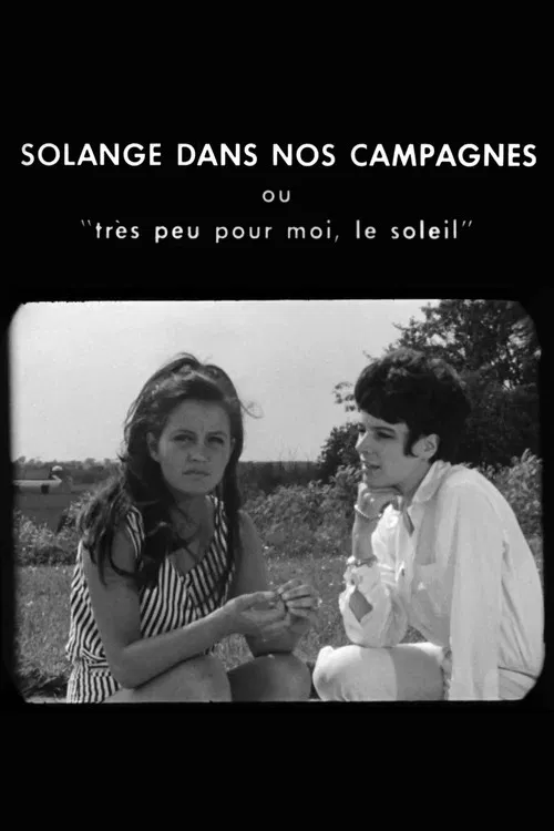 Movie poster for Solange in Our Countryside or Very Little for Me, the Sun (1964)