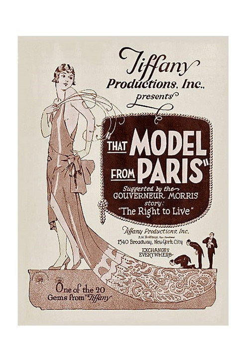 Movie poster for That Model from Paris (1926)