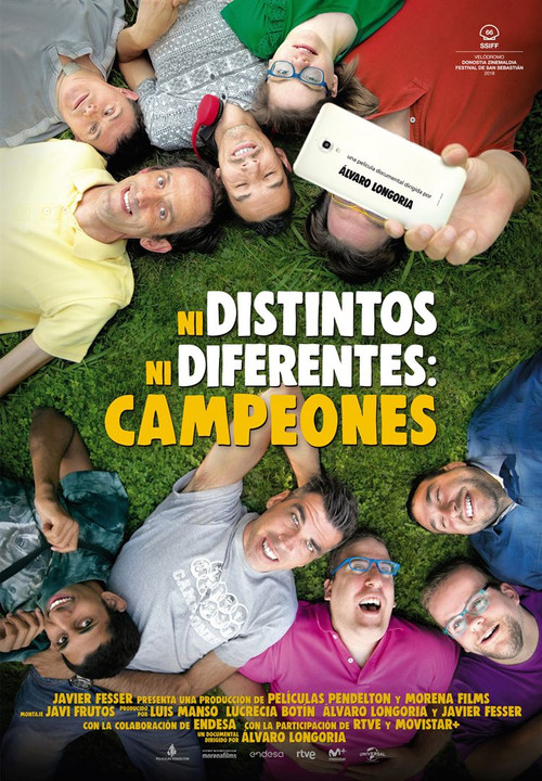 Movie poster for Ni distintos ni diferentes: Campeones (2018)