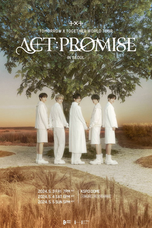 Movie poster for TOMORROW X TOGETHER WORLD TOUR 'ACT:PROMISE' (2024)