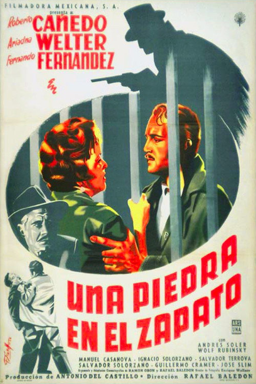 Movie poster for Una piedra en el zapato (1956)