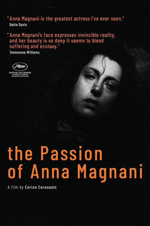 Movie poster for The Passion of Anna Magnani (2019)