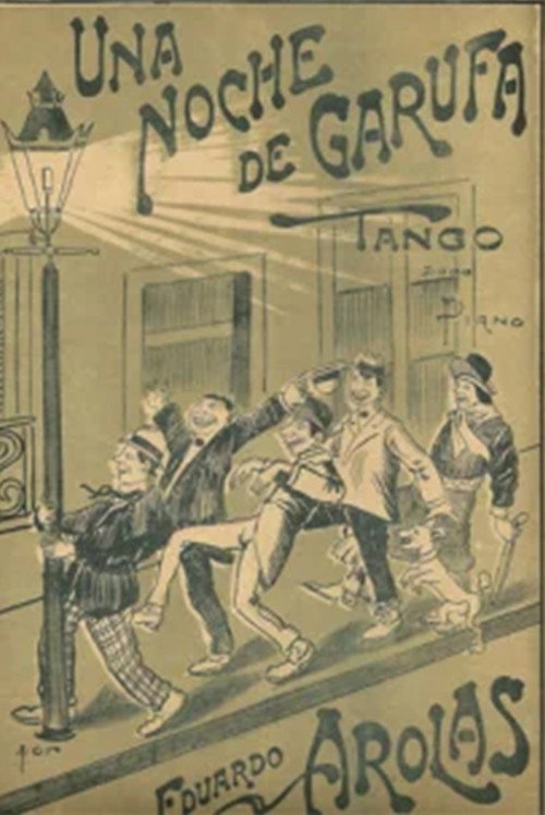 Movie poster for Una noche de garufa (1915)