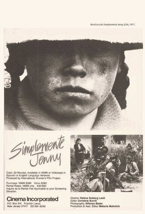 Movie poster for Simplemente Jenny (1977)
