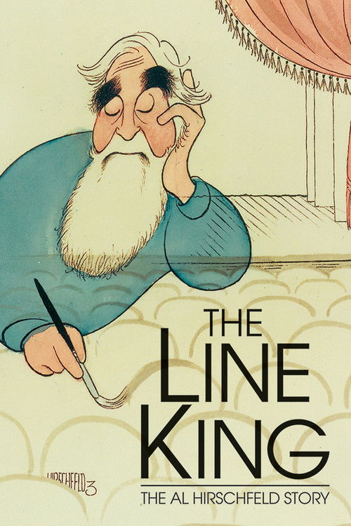 Movie poster for The Line King: The Al Hirschfeld Story (1996)