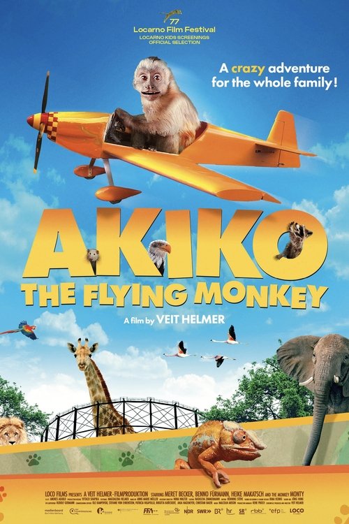 Movie poster for Akiko, the Flying Monkey (2025)