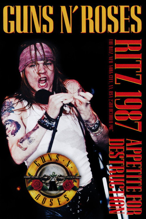 Movie poster for Guns N' Roses Live at The Ritz, NY 1987 (1987)
