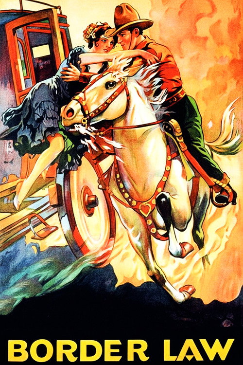 Movie poster for Border Law (1931)