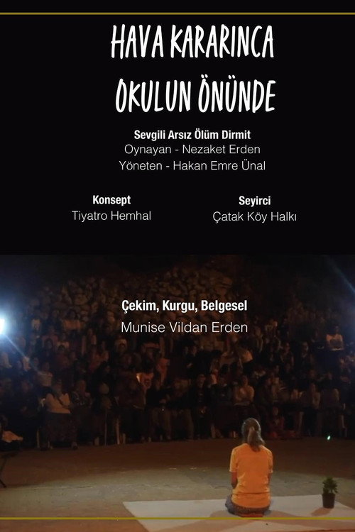Movie poster for Hava Kararınca Okulun Önünde (2020)