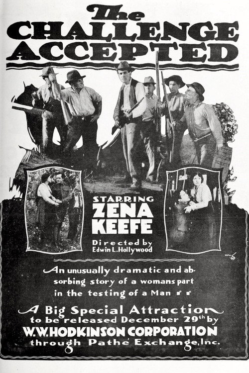 Movie poster for The Challenge Accepted (1918)