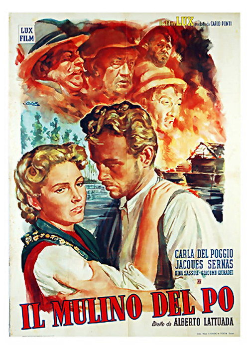 Movie poster for The Mill on the Po (1949)