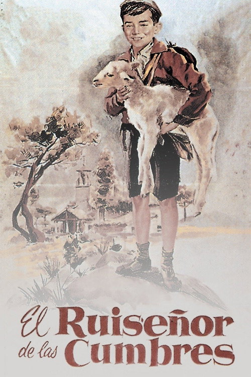 Movie poster for El ruiseñor de las cumbres (1958)