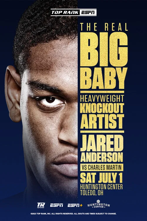 Movie poster for Jared Anderson vs. Charles Martin (2023)