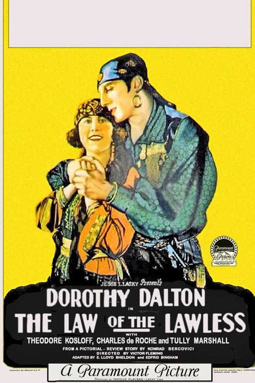 Movie poster for Law of the Lawless (1923)