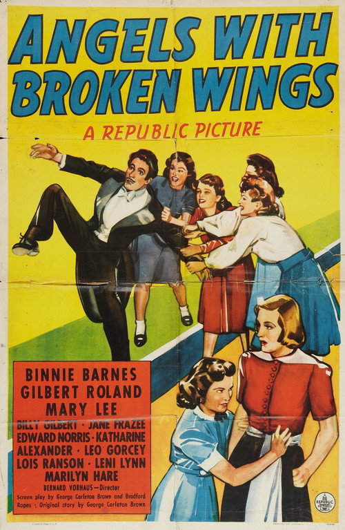 Movie poster for Angels with Broken Wings (1941)