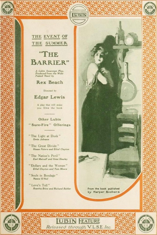 Movie poster for The Barrier (1917)