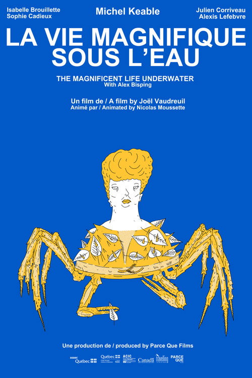 Movie poster for The magnificient life underwater (2015)