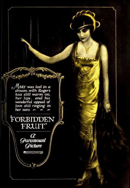 Movie poster for Forbidden Fruit (1921)