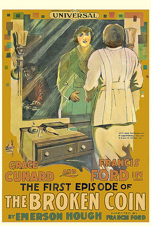 Movie poster for The Broken Coin (1915)