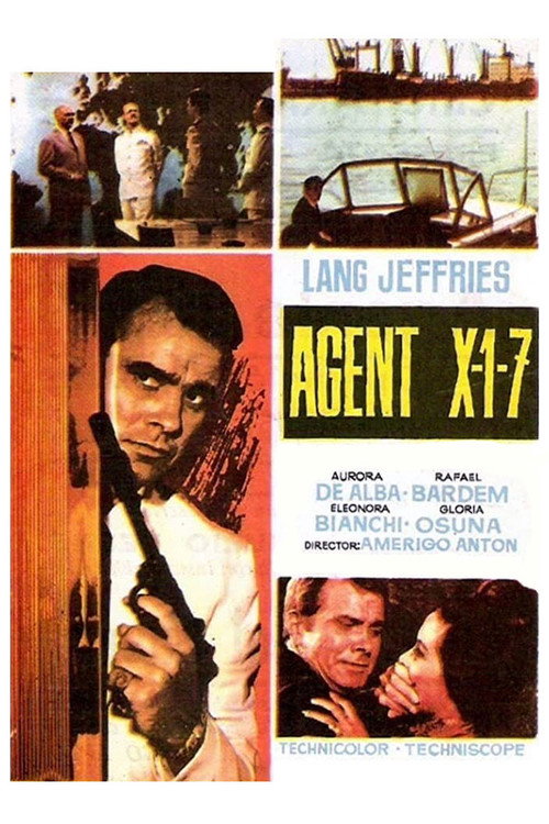 Movie poster for Agent X1-7 (1965)