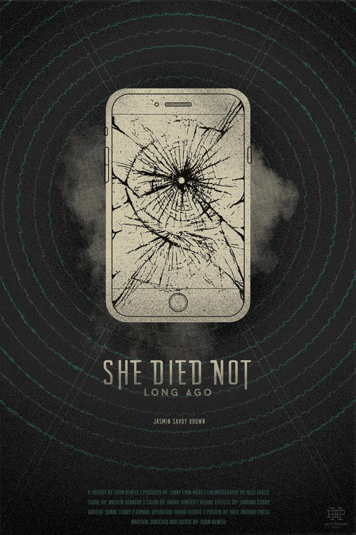 Movie poster for She Died Not Long Ago (2016)