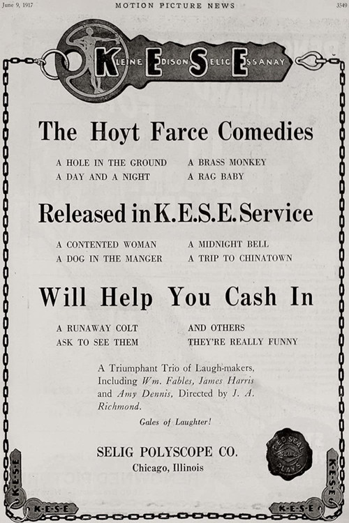 Movie poster for A Trip to Chinatown (1917)