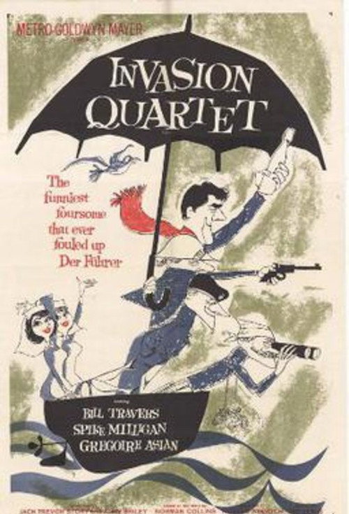 Movie poster for Invasion Quartet (1961)