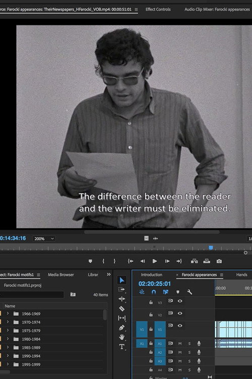 Movie poster for Harun Farocki: The Counter-Image (2020)