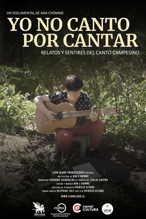 Movie poster for Yo no canto por cantar (2024)