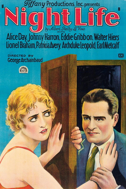 Movie poster for Night Life (1927)