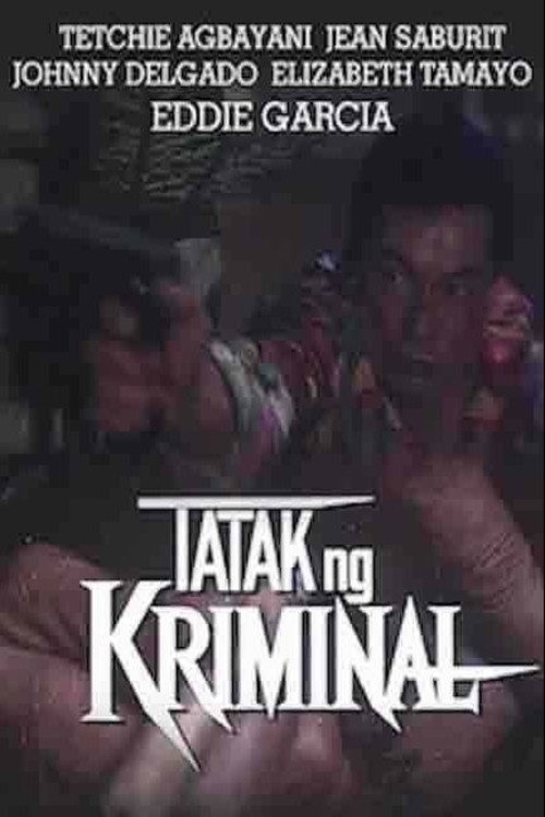 Movie poster for Tatak ng Kriminal (1993)
