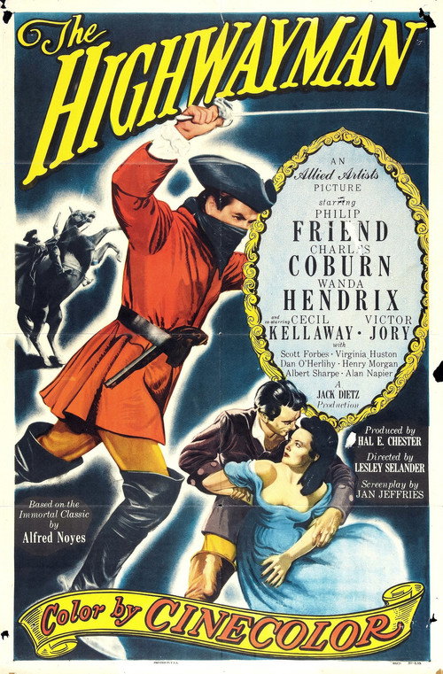 Movie poster for The Highwayman (1951)