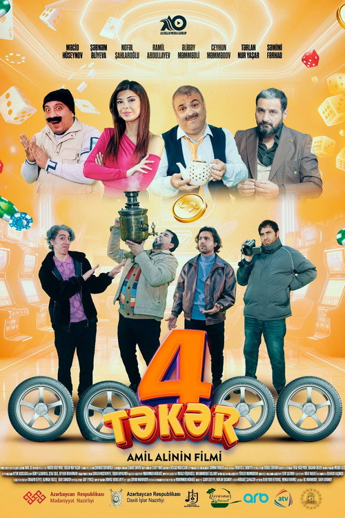 Movie poster for 4 təkər (2025)