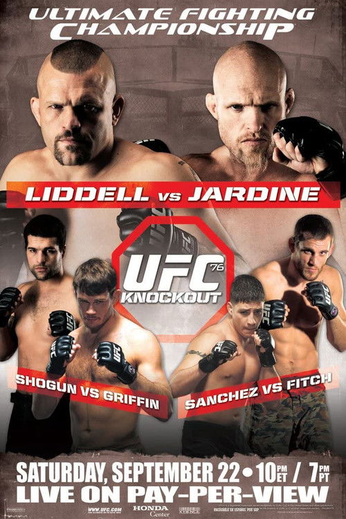Movie poster for UFC 76: Knockout (2007)