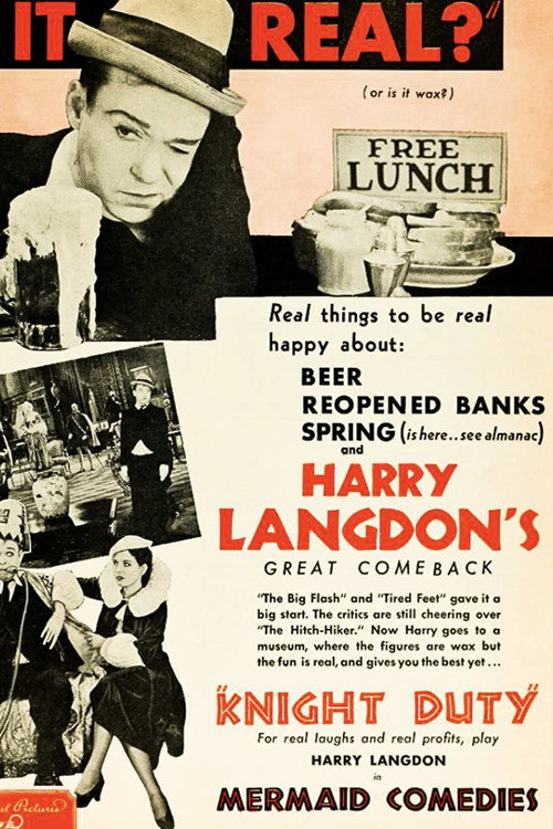 Movie poster for Knight Duty (1933)