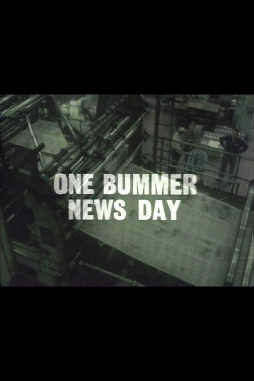 Movie poster for One Bummer News Day (1978)