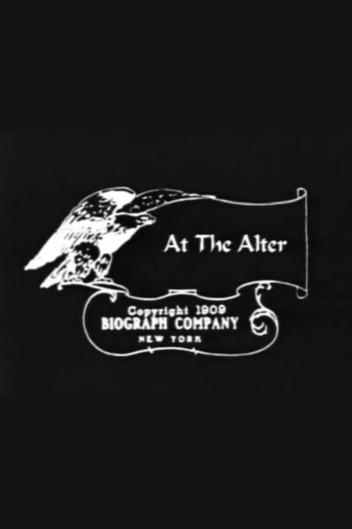 Movie poster for At the Altar (1909)