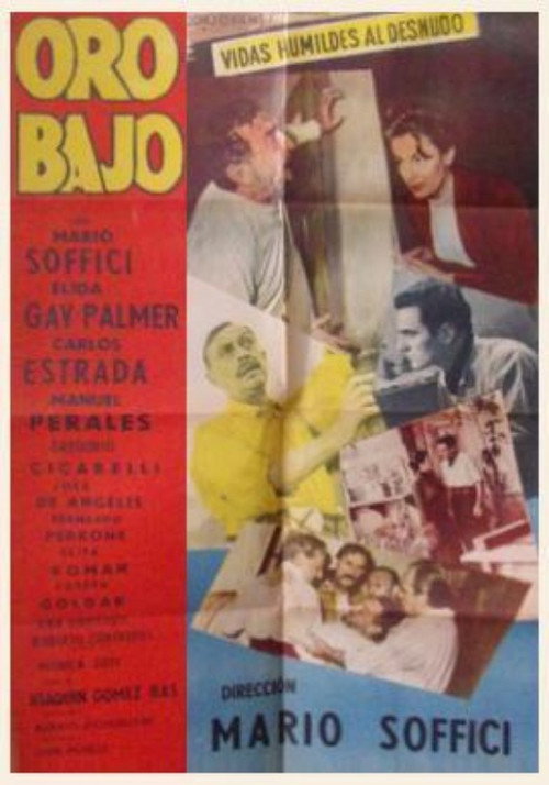 Movie poster for Oro bajo (1956)