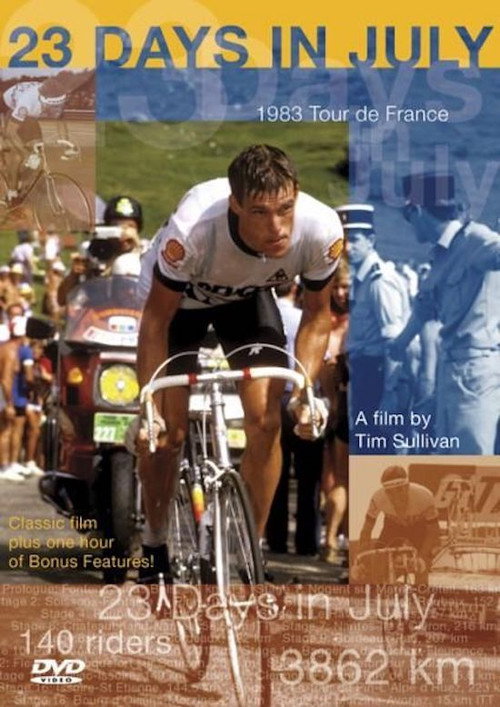 Movie poster for 23 Days In July: The 1983 Tour de France (1985)