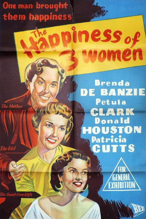 Movie poster for The Happiness of Three Women (1954)