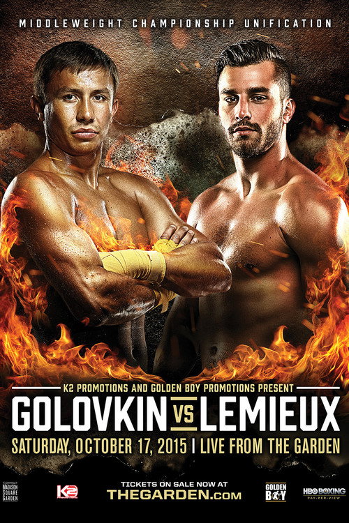 Movie poster for Gennady Golovkin vs. David Lemieux (2015)