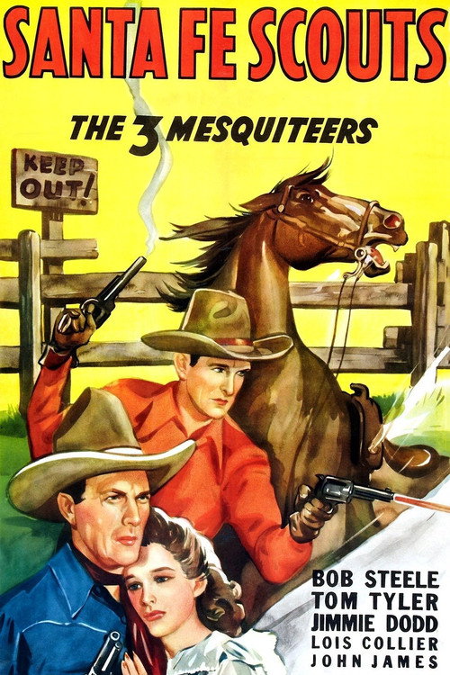 Movie poster for Santa Fe Scouts (1943)