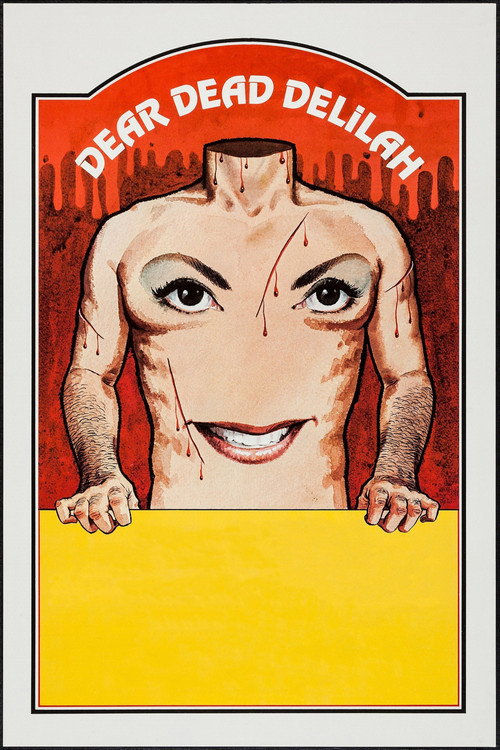Movie poster for Dear Dead Delilah (1972)