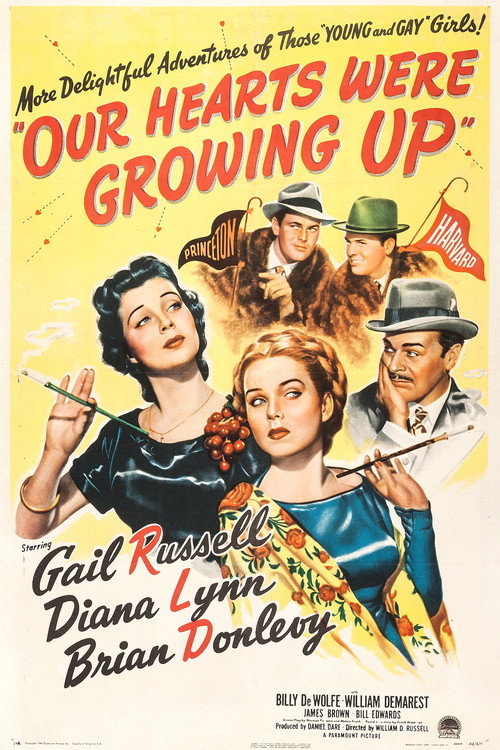 Movie poster for Our Hearts Were Growing Up (1946)