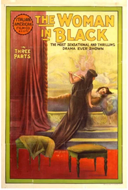 Movie poster for The Woman in Black (1914)