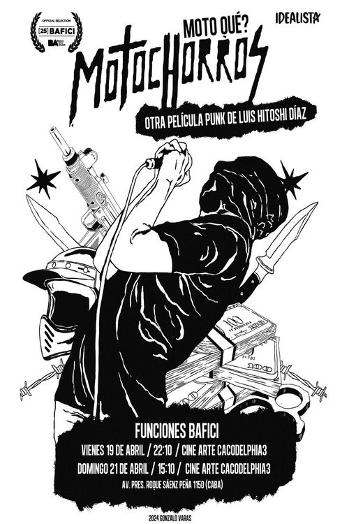 Movie poster for Mopped Muggers (a punk band called) (2024)
