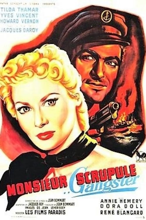 Movie poster for Mr. Scrupule, Gangster (1953)