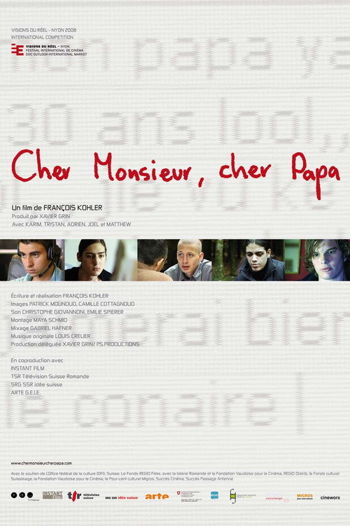 Movie poster for Cher Monsieur, cher papa (2008)