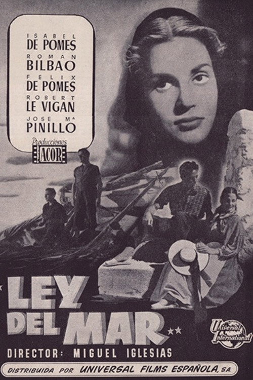 Movie poster for Ley del mar (1950)